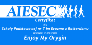 Certyfikat AIESEC